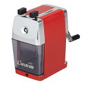 (まとめ買い)カール事務器 鉛筆削り カスタム レッド CC-2000-R 〔3個セット〕【北海道・沖縄・離島配送不可】