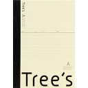 【メール便発送】キョクトウ ノート Tree's A5 A罫 7mm横罫 30枚 クリーム UTRAA5C 【代引不可】(3)