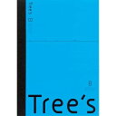 (まとめ買い)キョクトウ ノート Tree's セミB5 B罫 6mm横罫 30枚 ライトブルー UTR3BLB 〔10冊セット〕【北海道・沖縄・離島配送不可】(3)