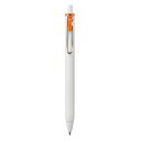(まとめ買い)三菱鉛筆 ゲルインクボールペン ユニボールワン 0.38mm オレンジ UMNS38.4 〔10本セット〕