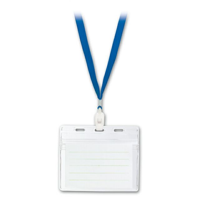 （まとめ買い）ソニック IDカード用 吊下げ名札 青 NF-451-B 〔10個セット〕【北海道・沖縄・離島配送不可】