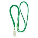(まとめ買い)ソニック 名札パーツ IDカード用 吊下げひも 緑 バラ NF-553-G 〔5本セット〕【北海道・沖縄・離島配送不可】