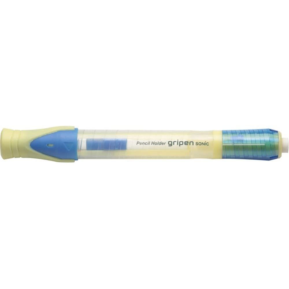 （まとめ買い）ソニック 鉛筆補助軸 グリッペン イエロー SK-112-Y 〔5個セット〕【北海道・沖縄・離島配送不可】