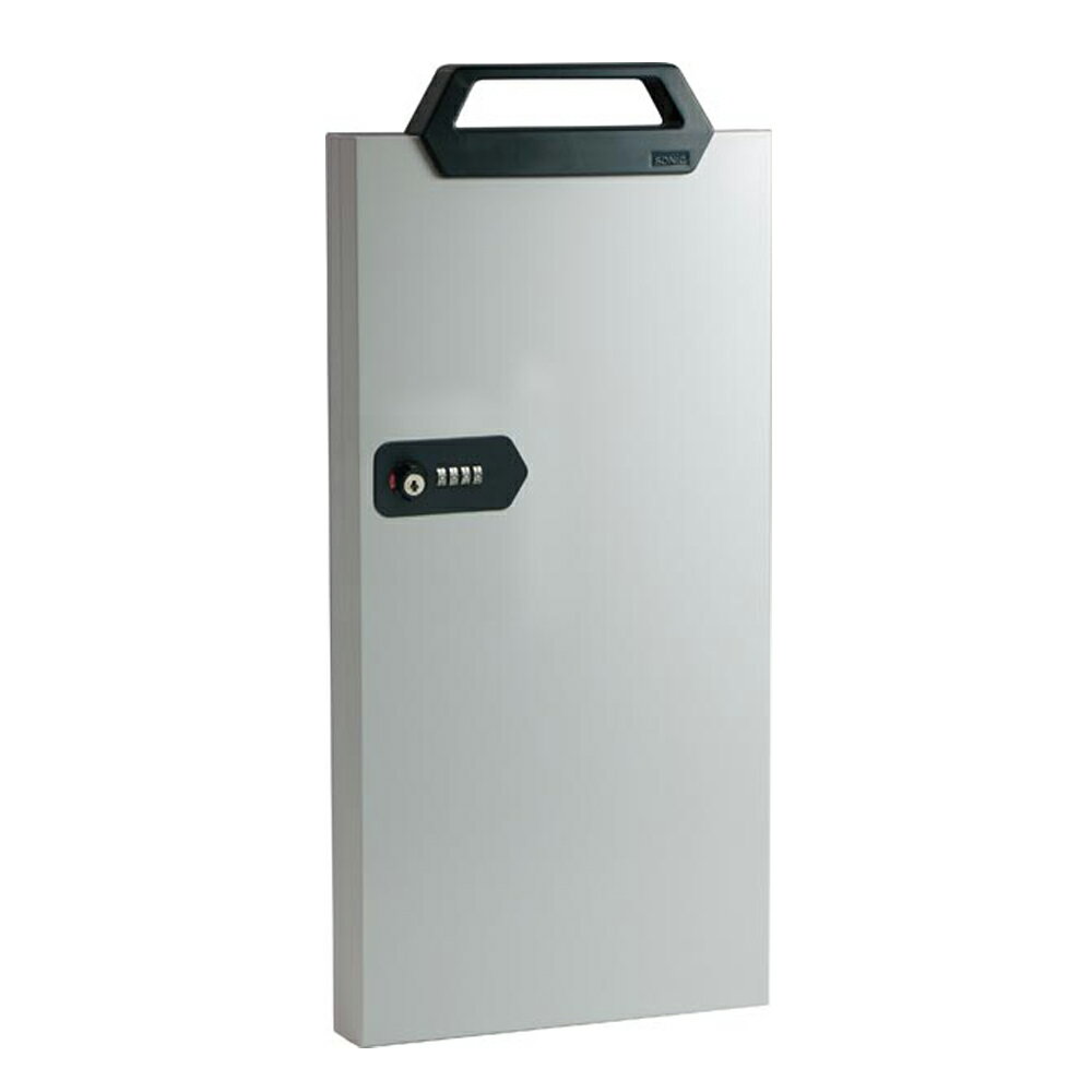 手軽に社内のセキュリティ強化！鍵の保管・情報保護対策に最適オフィスや施設の鍵の管理の他、USBメモリーの管理にも重宝キーボックス本体はダイヤルで施錠できます。【サイズ】商品:277×599×64mm、パッケージ:600×298×68mm【材質】本体/スチール・ABS、キーホルダーー/PP・スチール