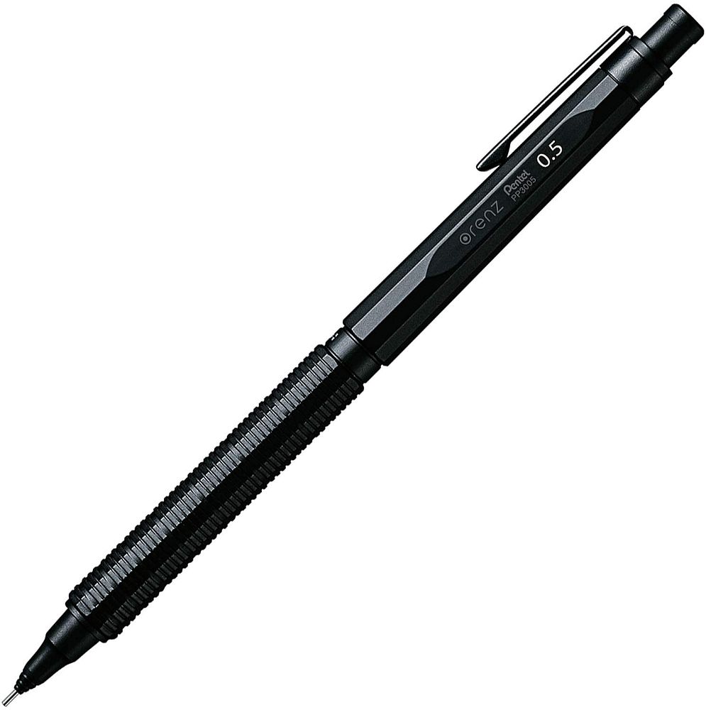(まとめ買い)ぺんてる シャープペンシル オレンズネロ 0.5mm ブラック PP3005-A 〔3本セット〕 【北海道・沖縄・離島配送不可】