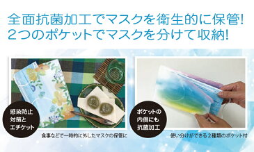 【メール便発送】セキセイ 抗菌マスクマスクケース 桜 MSK-9614-00