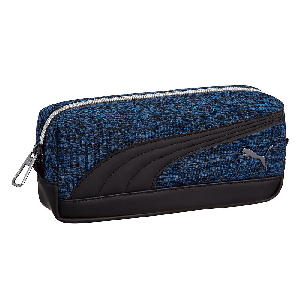 クツワ PUMA プーマ ヘザーラインペンケース 筆箱 ブルー PM296BL 【北海道・沖縄・離島配送不可】のサムネイル