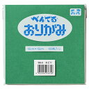 【特長】○使い方いろいろ○折って楽しんだり切絵などにも使えます。○100枚入りでたくさん使えます。【仕様】・カラー：緑・サイズ：15×15cm