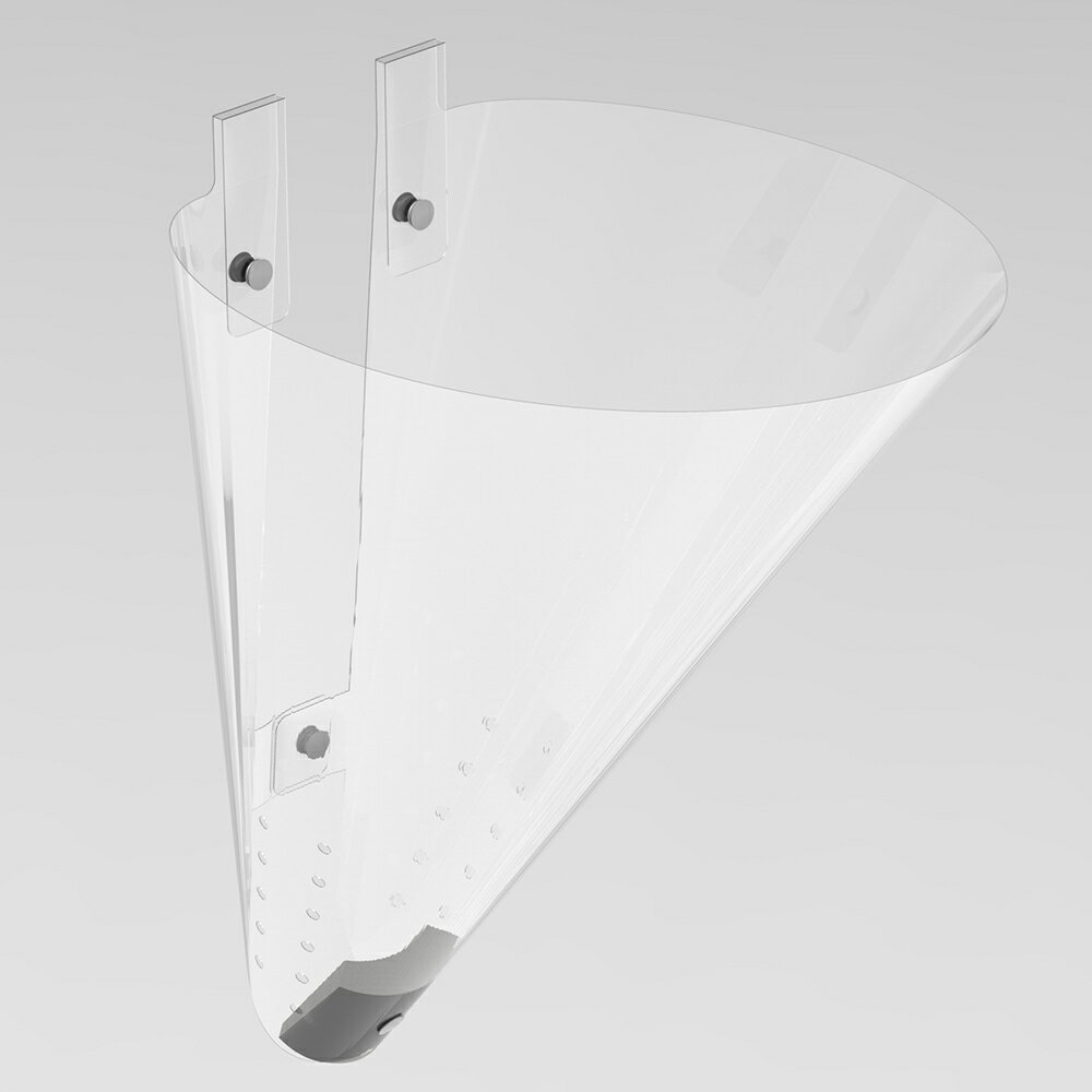 （まとめ買い）ナカバヤシ 消毒ポンプスタンド専用飛散防止ガード クリア FPS-HG01CR 〔×3〕 【北海道..