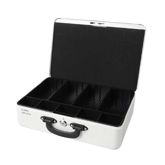 （まとめ買い）カール事務器 そとレジ 持ち歩くレジ MR-2700 〔×3〕 【北海道・沖縄・離島配送不可】