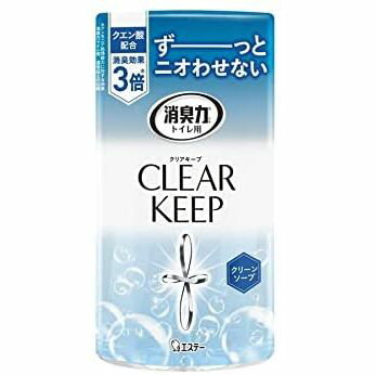 （まとめ買い）エステー トイレの消臭力 トイレ用 クエン酸プラス クリーンソープ 400ml 130528 〔×5〕 【北海道・沖縄・離島配送不可】