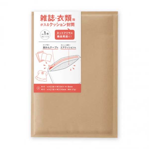 （まとめ買い）マルアイ クッション封筒FA140E 宛名シール付き 雑誌・衣類サイズ 1枚入 SP-PFA140ES 〔..