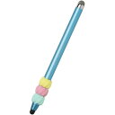 (まとめ買い)ソニック ニコトップタッチペン グリップ付 シフトプラス キャンディカラー ミントブルー LS-5866-MB 〔5個セット〕 【北海道・沖縄・離...