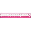 (まとめ買い)クツワ STAD カラー定規 16cm ピンク KB027PK 〔10個セット〕 【北海道・沖縄・離島配送不可】