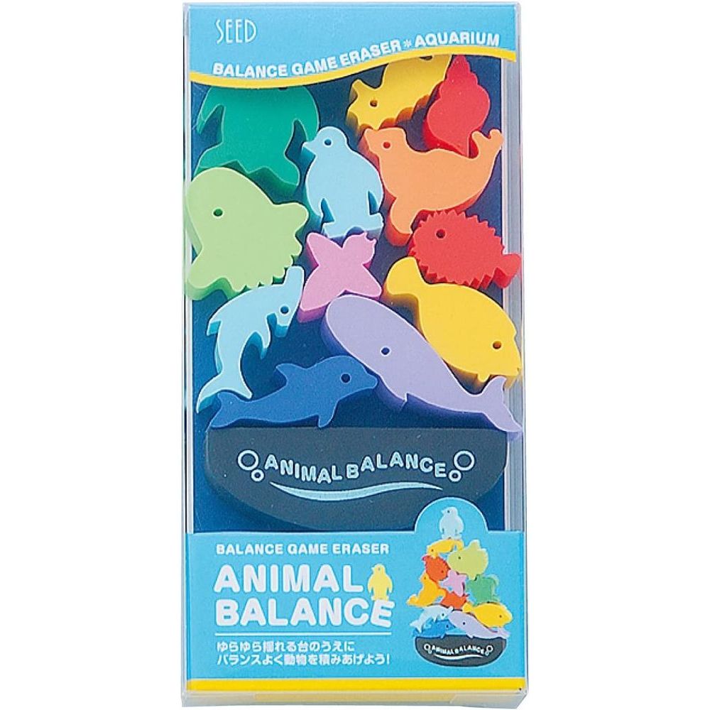 【メール便発送】シード 消しゴム アニマルバランス水族館 YR-700S