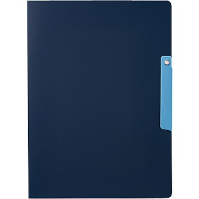 （まとめ買い）セキセイ SEPAL クリップインファイル ダブル A4 ネイビーブルー SEL-2888-15 〔5冊セット〕 【北海道・沖縄・離島配送不可】