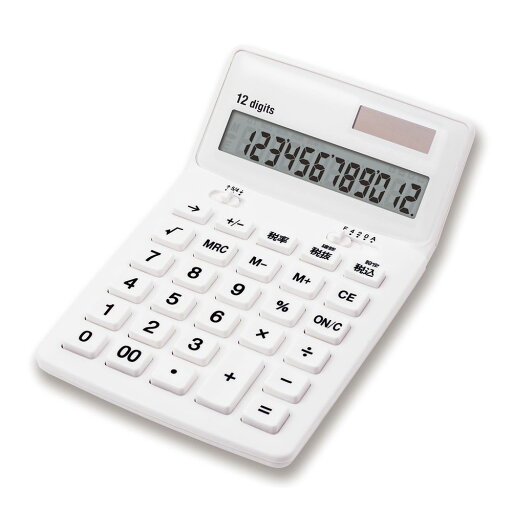 (まとめ買い)アスカ 抗菌電卓 12桁 税計算 チルト付き ホワイト C1249W 〔3個セット〕 【北海道・沖縄・離島配送不可】 (まとめ買い)アスカ 抗菌電卓 12桁 税計算 チルト付き ホワイト C1249W 〔3個セット〕 【北海道・沖縄・離島配送不可】