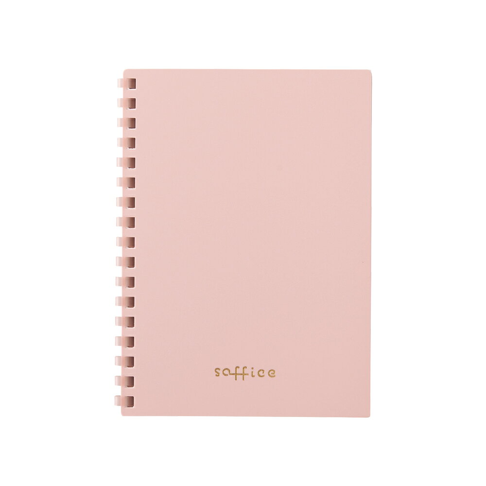 A6 Size - 【メール便発送】リヒトラブ リングノート ソフィーチェノート A6 ピンク N-3101-12