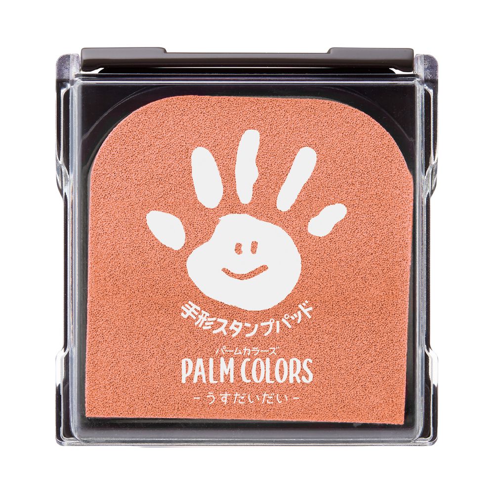 【メール便発送】シヤチハタ PALM COLORS 手形スタンプパッド うすだいだい HPS-A/H-POR