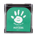 （まとめ買い）シヤチハタ PALM COLORS 手形スタンプパッド みどり HPS-A/H-G 〔5個セット〕 【北海道・沖縄・離島配送不可】