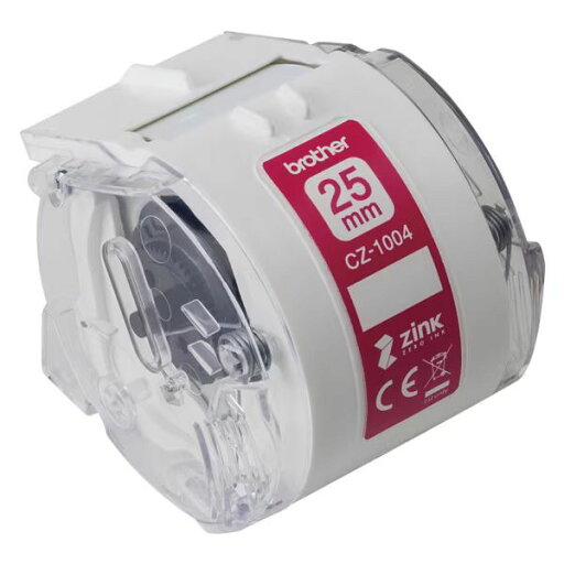 ブラザー 感熱フルカラーラベルプリンター用ロールカセット 幅25mm×長さ5m CZ-1004 【北海道・沖縄・離島配送不可】 ブラザー 感熱フルカラーラベルプリンター用ロールカセット 幅25mm×長さ5m CZ-1004 【北海道・沖縄・離島配送不可】