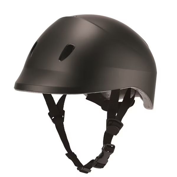 （まとめ買い）クミカ工業 ドルフィンヘルメット 自転車用ヘルメット M-L ブラック KG005-BK 〔×3〕 【北海道・沖縄・離島配送不可】