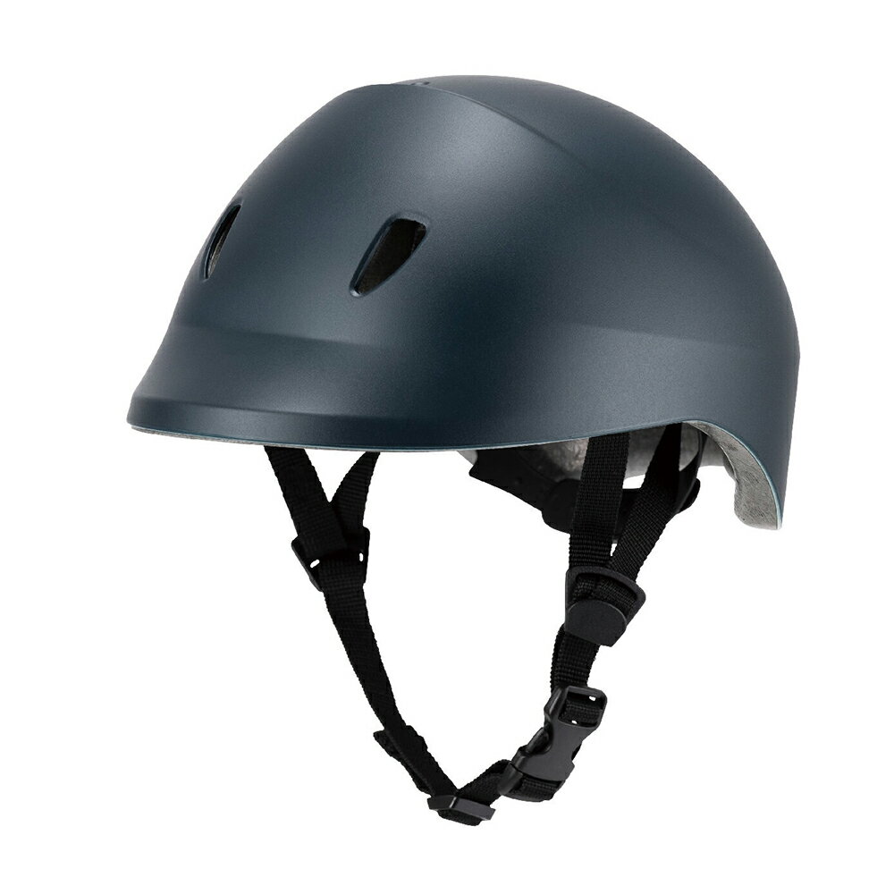 （まとめ買い）クミカ工業 ドルフィンヘルメット 自転車用ヘルメット S-M ネイビー KG005SM-NV 〔×3〕 【北海道・沖縄・離島配送不可】