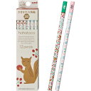 (まとめ買い)三菱鉛筆 hahatoco(ハハトコ) かきかた鉛筆 HT02 六角軸 2B リス&家 1ダース(12本入) K56212B 〔×3〕 【北海道・沖縄・離島配送不可】