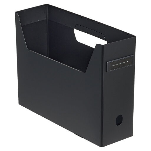 リヒトラブ 収納BOX ボックスファイル ハイタイプ A4 ブラック F-291-24 【北海道・沖縄・離島配送不可】 リヒトラブ 収納BOX ボックスファイル ハイタイプ A4 ブラック F-291-24 【北海道・沖縄・離島配送不可】