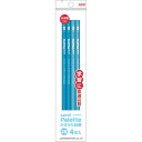 (まとめ買い)三菱鉛筆 ユニ パレット かきかた鉛筆 六角軸 パステルブルー 4B 4本入 K6732PLT4B4P 〔×10〕 【北海道・沖縄・離島配送不可】