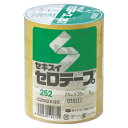 積水化学 セロテープ工業用 24×35 (5巻入) C252X65 パック 00023257【北海道・沖縄・離島配送不可】