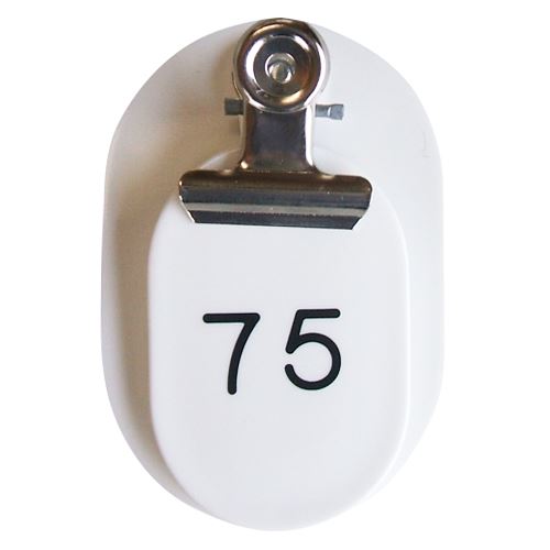 クラウン PP親子札2枚組ポリプロピレン番号入連番 CR-PY100-W 00019935【北海道・沖縄・離島配送不可】