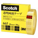 スリーエム 透明両面テープ18mm 665-1-18 00065171【北海道・沖縄・離島配送不可】