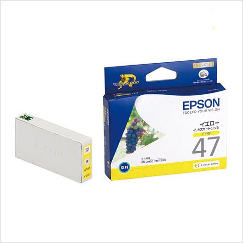 CANON - 【メール便発送】エプソン インクカートリッジ イエロー ICY47 00067472【代引不可】