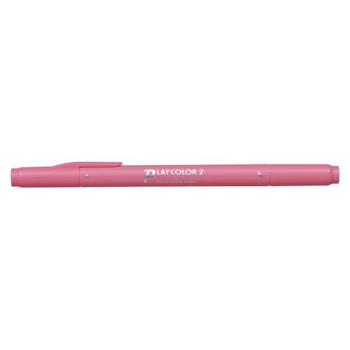 Rakuten - 【メール便発送】トンボ鉛筆 水性サインペンプレイカラー2ピーチピンク WS-TP 61 ピーチピンク 00062975
