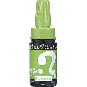 メール便発送商品（送料込み）※こちらの商品はメール便にて「ポスト投函」でのお届けになります。※代金引換はご利用いただけません。※お届け日時のご指定はできません。※宅配便送料別の商品と同梱の場合、宅配便の送料となります。※通常、出荷後1〜4日程度でのお届けとなります。※荷物問合せ番号よりお荷物の追跡が可能です。●カラー：黄緑●本体サイズ（約）：幅3.0×奥3.0×高8.8cm●重量（約）：50g油性マーカーといえばコレ！マジックインキの定番品。手になじんで書きやすい。オフィスに、工場に、学校に！！【特長】・インキ補充式、ペン先交換式になっていますので、繰り返し使えます。・リユースによって廃棄物が少なく、分別も簡単。・線幅：1mm、5×8mm ・平芯 ・油性 ・ベルマーク運動参加商品 ・2008年度グッドデザイン・ロングデザイン賞受賞【使用方法】・紙、ダンボール、プラスチック、ガラス、木、陶器、金属などに書けます。