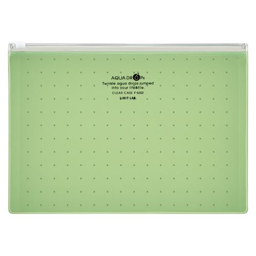 リヒトラブ クリヤーケース M(A5)黄緑 F-5302-6 00010475【北海道・沖縄・離島配送不可】