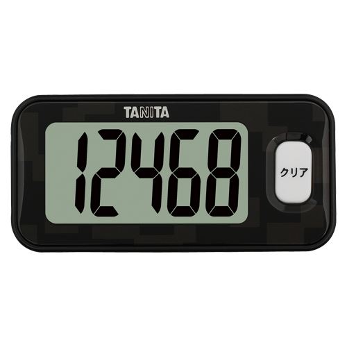 【メール便発送】タニタ 3Dセンサー搭載歩数計FB-731BK FB-731-BK 00013033【代引不可】