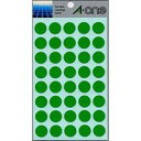【メール便発送】エーワン カラーラベル15mm丸 緑 07023 00033451【代引不可】