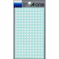 【メール便発送】エーワン カラーラベル5mm丸 白 07070 00033432【代引不可】