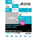 【メール便発送】エーワン IJラベルシールA4 光沢紙125面 63125 00008952【代引不可】