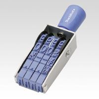 シャチハタ 回転ゴム印 欧文4連初号ゴシック CF-40G 00062194【北海道・沖縄・離島配送不可】