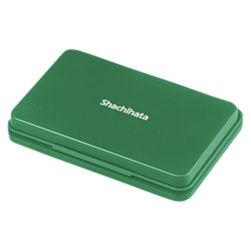 【メール便発送】シャチハタ シャチハタスタンプ台 中型 緑 HGN-2-G 00067932【代引不可】