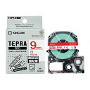 【メール便発送】 キングジム テプラPROテ-プ強粘着タイプ白/赤文字 SS9RW 00028515 【代引不可】(2)