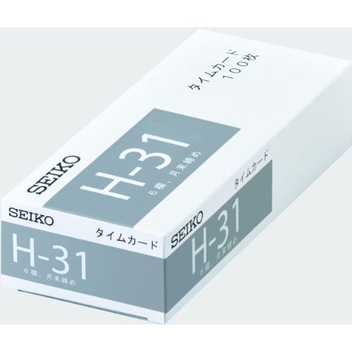 セイコー タイムカード H-31 1-130-0175 00940632【北海道・沖縄・離島配送不可】 セイコー タイムカード H-31 1-130-0175 00940632【北海道・沖縄・離島配送不可】