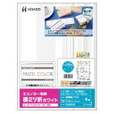 (まとめ)ヒサゴ エコノミー名刺 横2ツ折5面 EBX03S 00008914 〔まとめ買い5冊セット〕