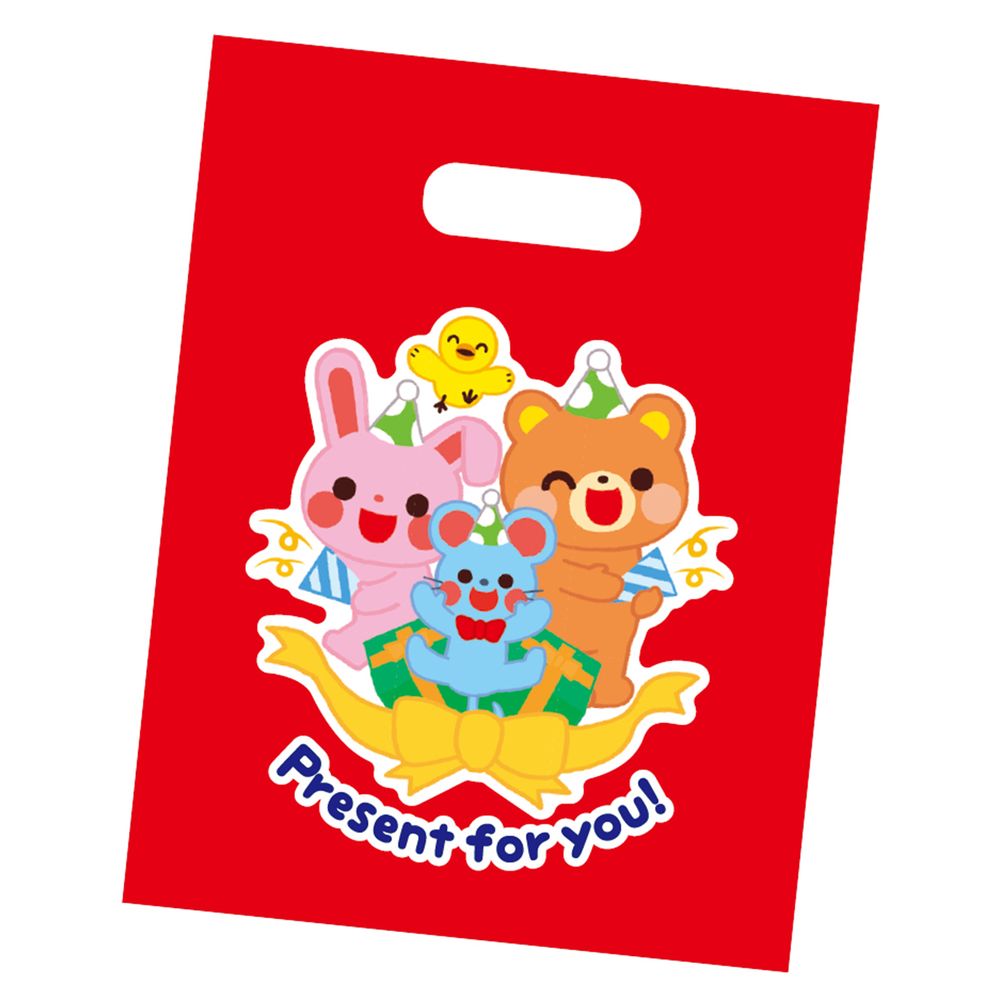 かわいい小さめのプレゼント袋！【詳細】セット内容：本体×100商品サイズ：230×300×0.3mm材質：HDPE