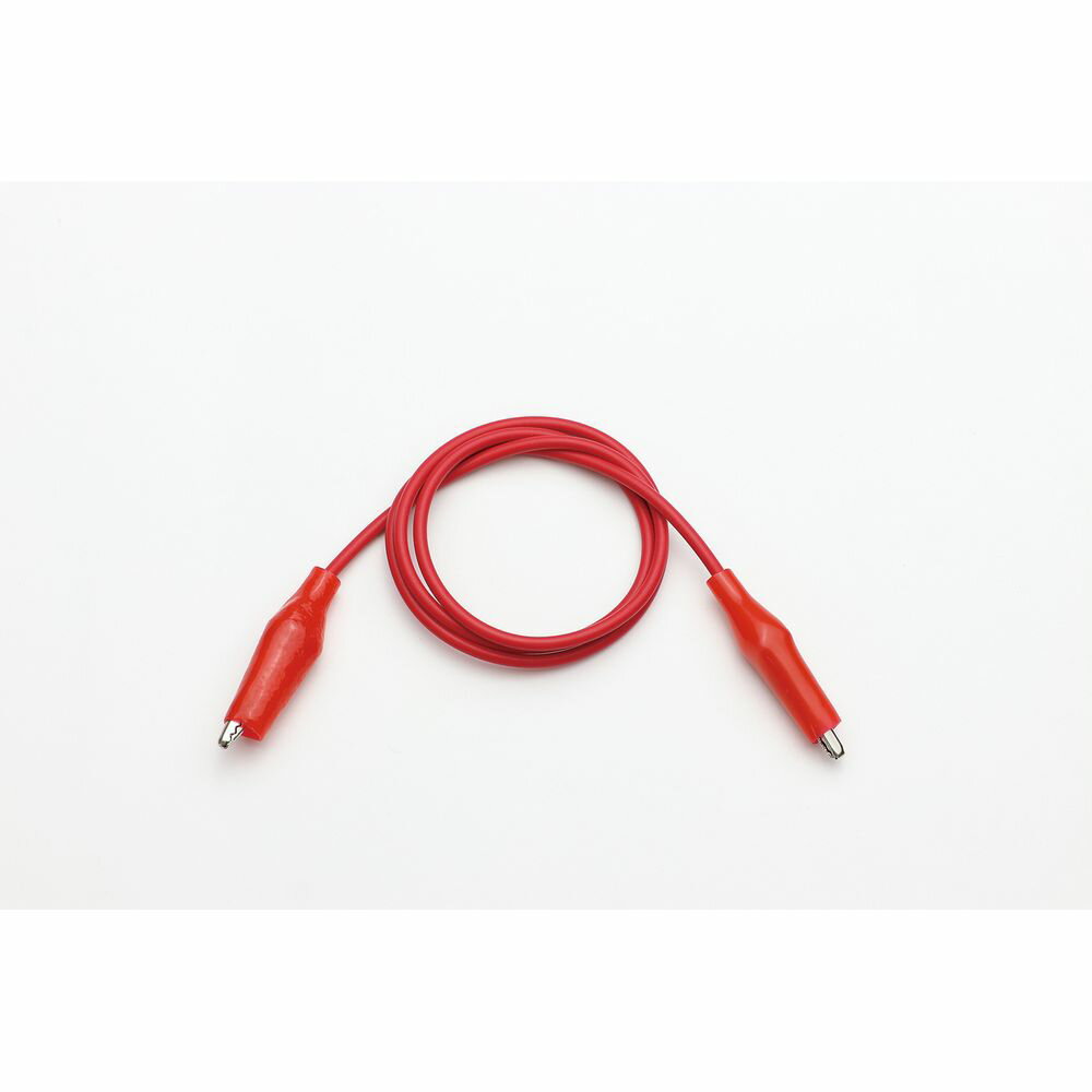 【メール便発送】アーテック みのむしリード線(赤) 8174 [教材用品]