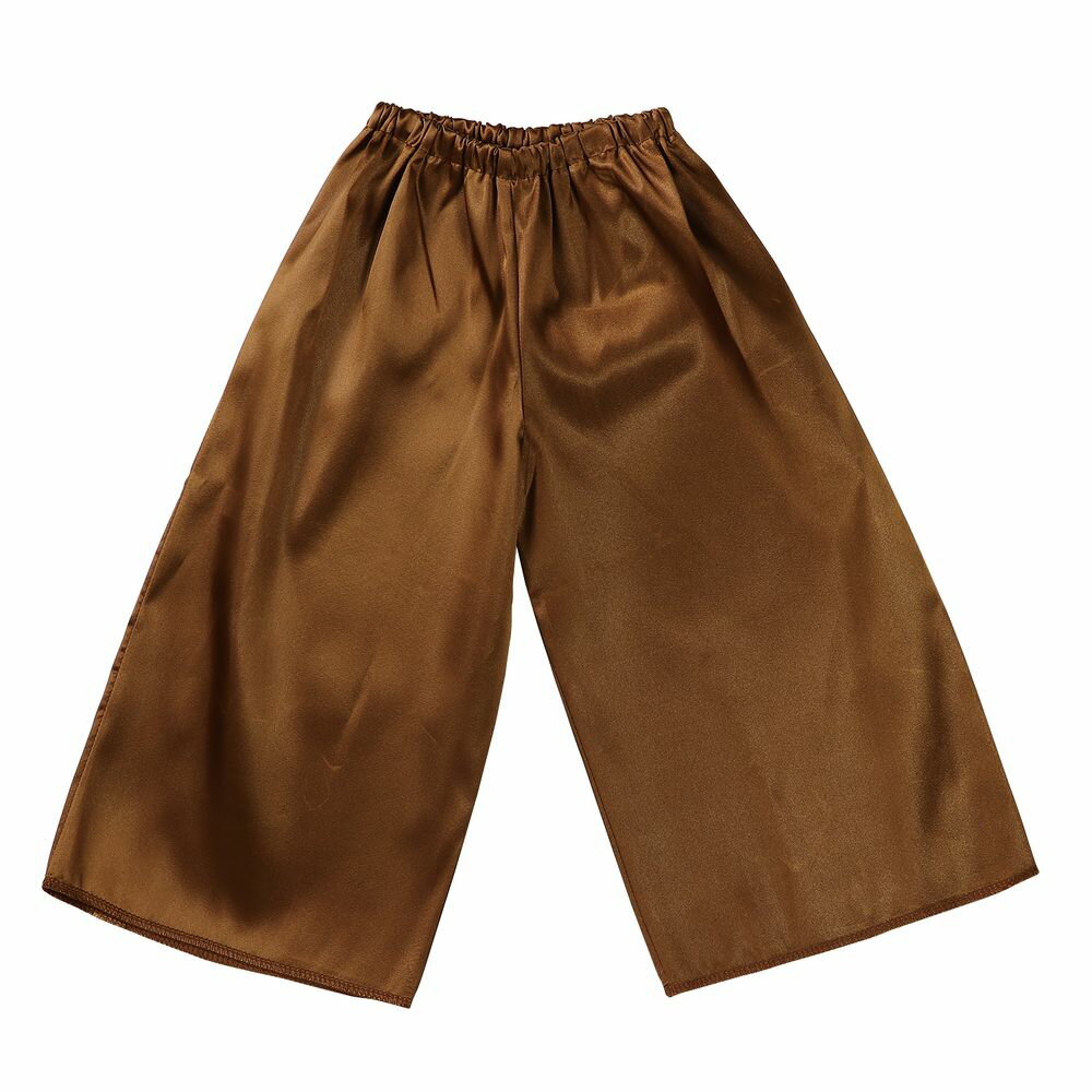 （まとめ買い）アーテック ソフトサテン ズボン Jサイズ 茶 15008 〔×5セット〕 [イベント衣装・コスチ..