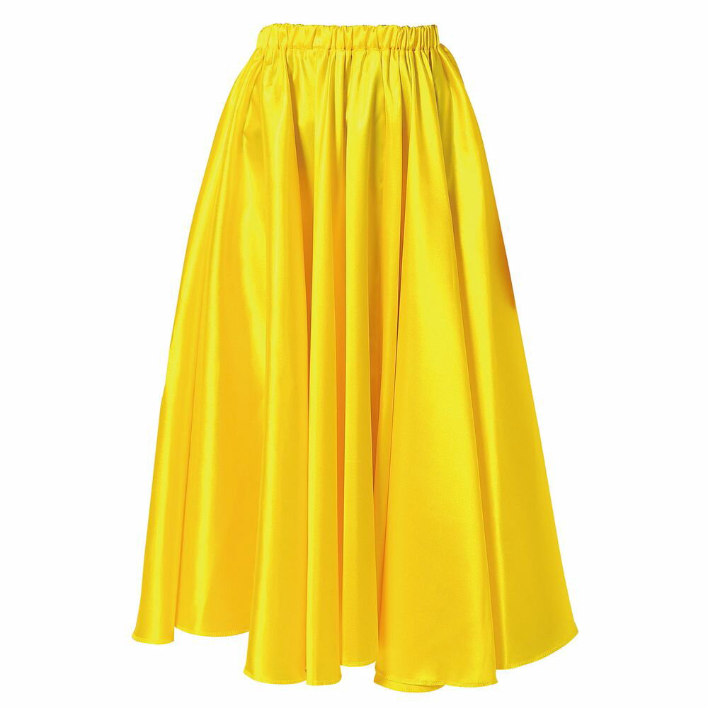 サテン製の光沢のあるロングスカート！ダンスの衣装に最適！ターンするときれいに広がるロングスカート！ベリーダンス フラメンコ フレア ダンス ダンススカート ダンス衣装 ステージ衣装 社交ダンス【詳細】Lサイズ（高校生〜成人・大人向け）セット...